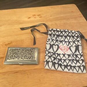 Brighton silver business card/ credit card holder